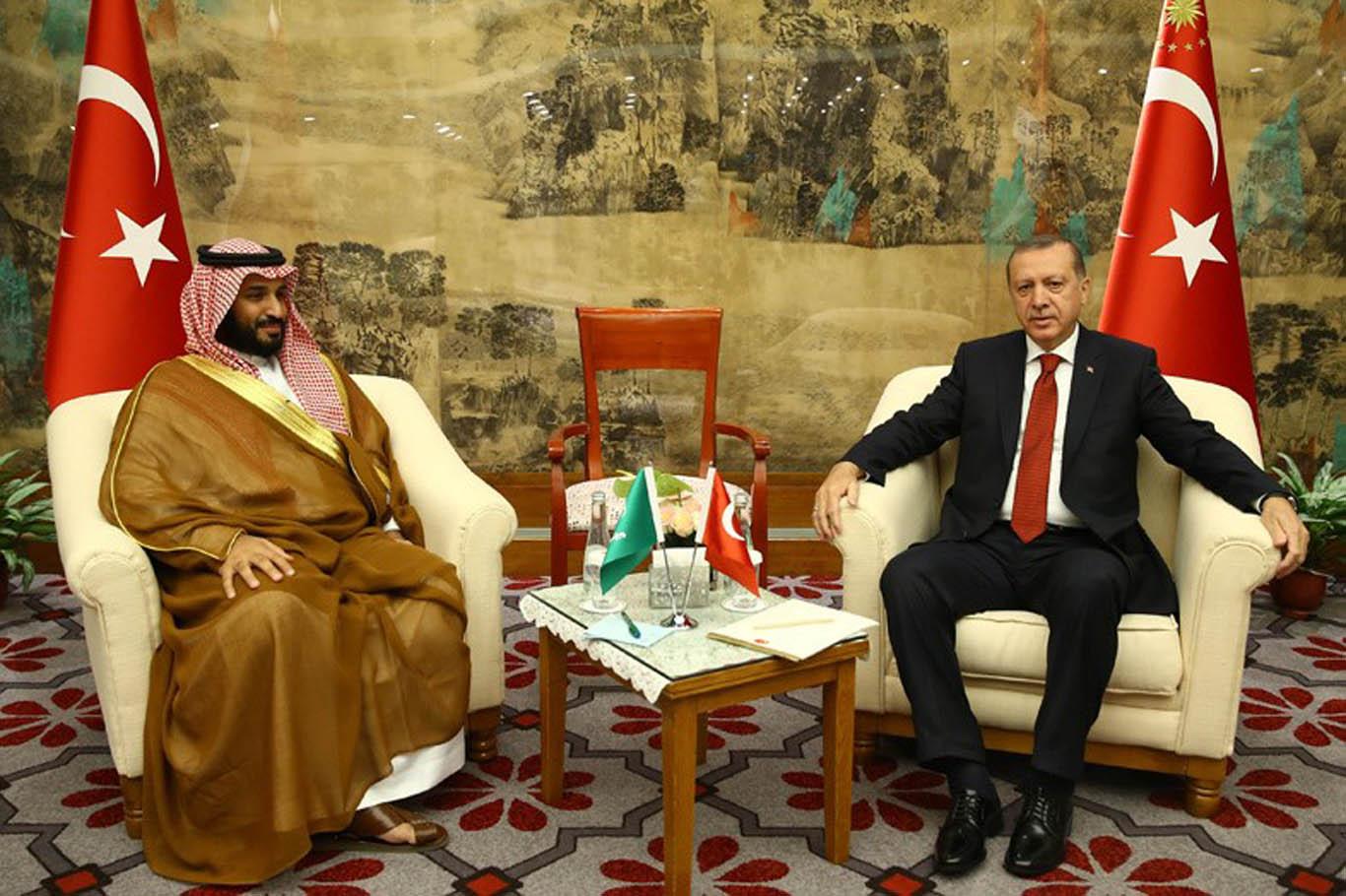 Cumhurbaşkanı Erdoğan, Suudi Arabistan Veliaht Vekili Prens Muhammed'i kabul etti
